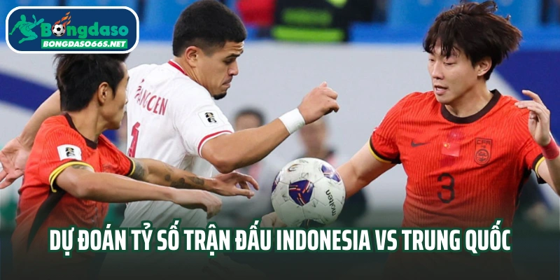Dự đoán tỷ số cuối trận giữa Indonesia vs Trung Quốc