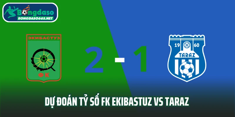 Dự đoán tỷ số FK Ekibastuz vs Taraz